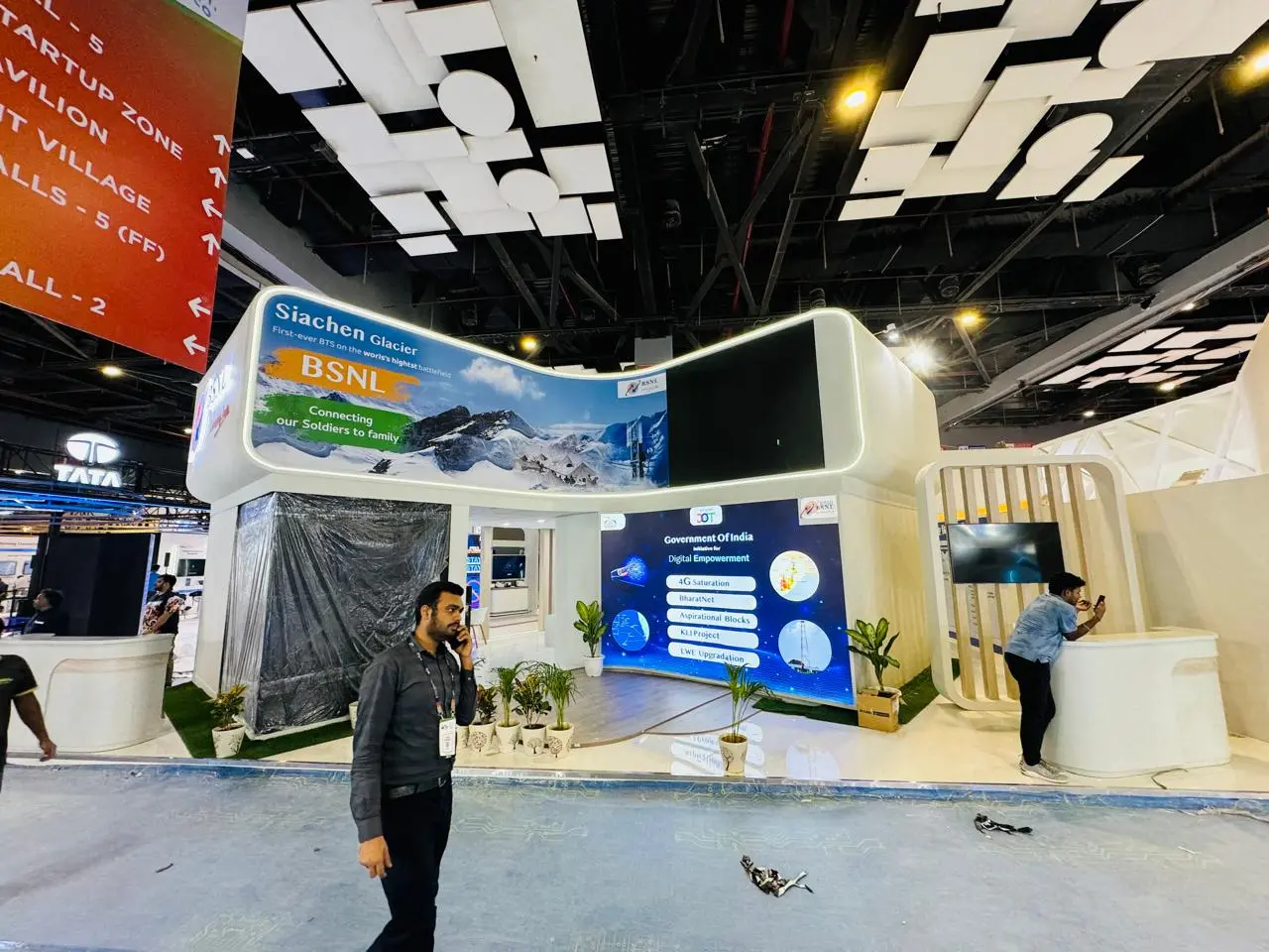 BSNL Mezzanine Booth @ IMC Show 2024