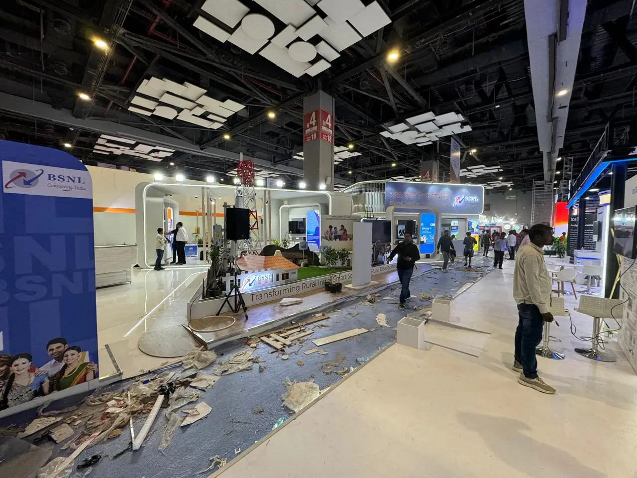 BSNL Mezzanine Booth @ IMC Show 2024