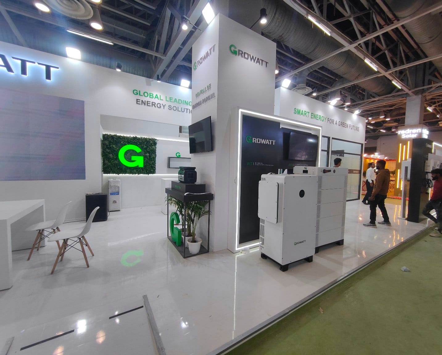 Growatt, Arctech And Huasun Booth @ REI Show 2023