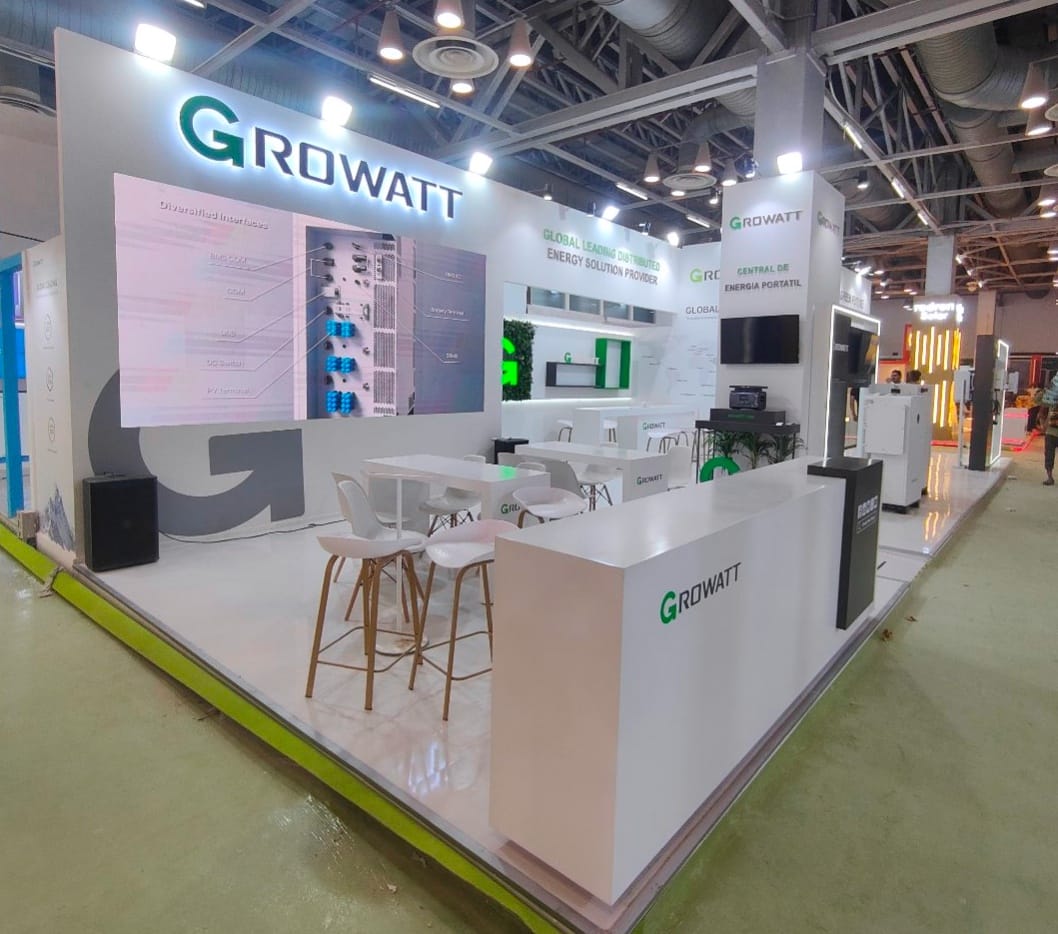 Growatt, Arctech And Huasun Booth @ REI Show 2023