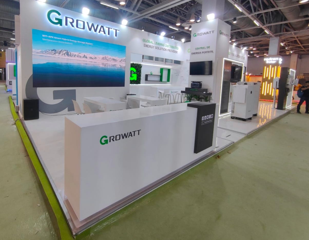 Growatt, Arctech And Huasun Booth @ REI Show 2023