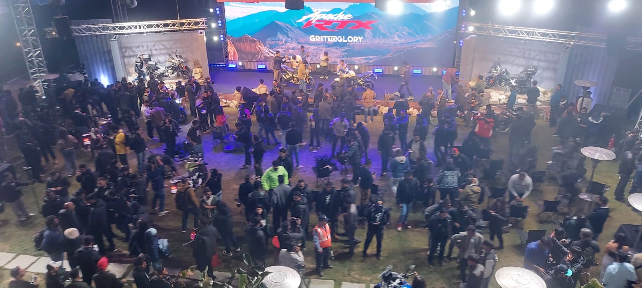TVS Apache RTX launch Event @dushitD2
